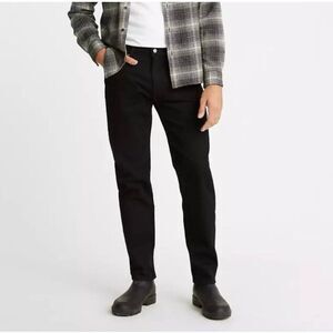 Levi's | 502 Taper Fit Flex Men's Jeans in Black 29 x 30